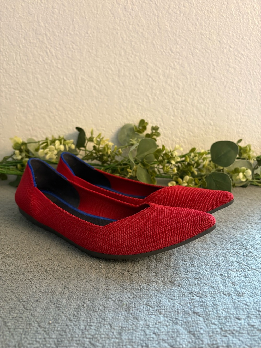 Rothy's The Point Ballet Flats Size 9 Women's